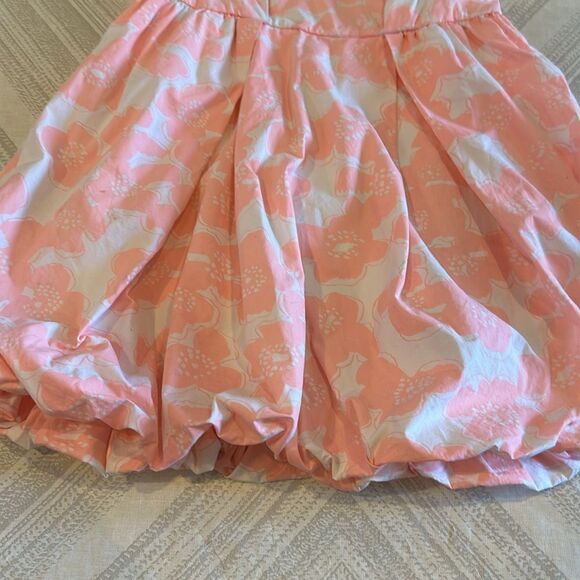 Crewcuts Girls White with Pink Flowers Balloons Skirt Dress - Picture 3 of 9